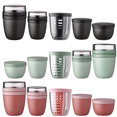 Mepal Lunchpot Ellipse To-Go Joghurtbecher Müslibecher Früchtebecher BPA-Frei - Bild 1 von 4