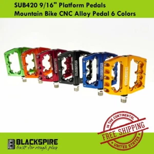 Blackspire SUB420 9/16" Plattformpedale Mountainbike CNC Legierungspedal 6 Farben - Bild 1 von 13