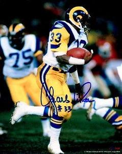 Signed 8x10 CHARLES WHITE Los Angeles Rams Autographed photo - w/ COA - Picture 1 of 1