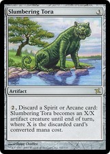 SLUMBERING TORA ~mtg NM Betrayers of Kamigawa Rare x1