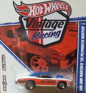Hot Wheels Vintage Racing Sox and Martins’s '73 Plymouth Duster 1:64 Real Riders - Picture 1 of 12