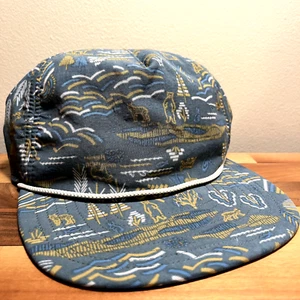 Cappello verde Patagonia Snowfarer Katahdin Trek Piki giallo orso bianco alce FA19 - Foto 1 di 9