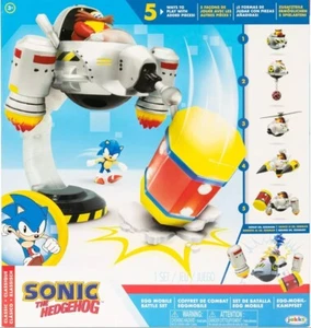 Sonic The Hedgehog Egg Mobile Battle Set mit Sonic & Dr. Eggman 2,5 Zoll. 14 Stk. - Bild 1 von 6