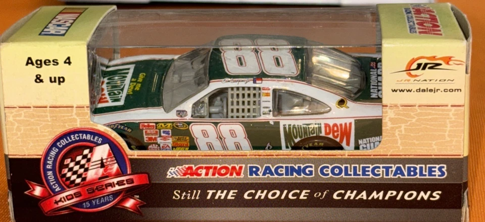 2011 Dale Earnhardt Jr #88 Mountain Dew Retro 1:64 NASCAR Diecast  - Image 1 of 4