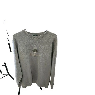 Destin Florida  Camp David Crew Neck Sweatshirt Light Green Comfort  Made In USA - Image 1 of 4