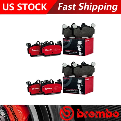 Pastillas de freno delanteras + traseras de cerámica para Fiat 500L 2014-2018 - Brembo Premium OE Foto 1 de 4