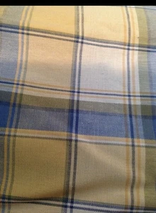 Longaberger 36 x 36 Fabric Square - Cornflower Plaid - Homestead Exclusive - Picture 1 of 1