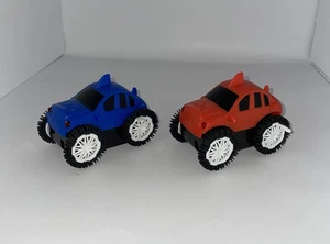 TURBO WHEELS Flip Over Light Up CAR Vintage Greenbrier RED & BLUE Cars - 2 - Picture 1 of 5