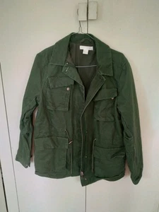 H&M Hoodie Jacket size US8 / EU38 Green Colour Acceptable Condition - Picture 1 of 5
