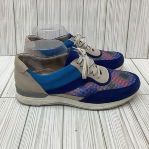 Vaneli Sport Aqua Blue Suede Lace-Up Sneakers Women’s Size 8 M Casual Shoes - Picture 1 of 12