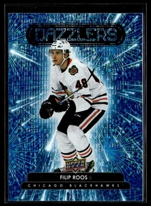2022-23 Upper Deck Series 2 Dazzlers Blue #DZ-70 Filip Roos - Picture 1 of 2