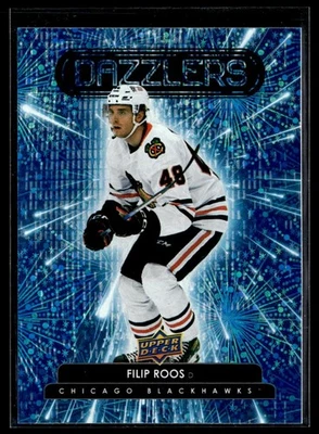 2022-23 Upper Deck Series 2 Dazzlers Blue #DZ-70 Filip Roos - Image 1 of 2