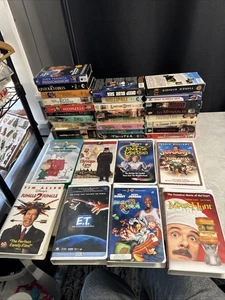 D1 VHS Movie LOT Space Jam, E.t. Twister, Callipoli. Three Kings, Charlie B Cl1 - Imagen 1 de 6