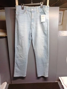 Signature Levi Strauss Damenjeans 12 W31 hoher Bund gerade Stretch neu mit Etikett - Bild 1 von 8