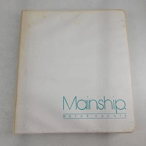 Mainship 37 Motor Yachts Owners Manual Sales & Marketing 3 Ring Binder 1994-95 - Picture 1 of 13