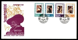 Mayfairstamps British Virgin Islands FDC 1981 Rubens Christmas Paintings First D - Picture 1 of 2