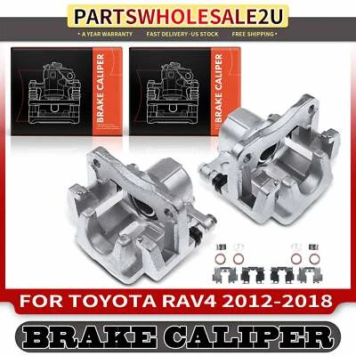 2x pinças de freio traseiras esquerda e direita com suporte para Toyota RAV4 2012 2013-2018 - Imagem 1 de 4