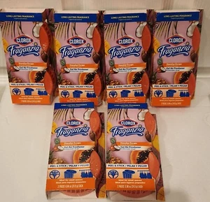 Lot of 6 - Clorox Fraganzia Hawaiian Escape Gel Air Freshener (2ct, .88oz each) - Picture 1 of 5