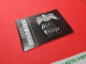 NOTICE POWER RANGERS THE MOVIE SEGA GAME GEAR - Picture 1 of 4