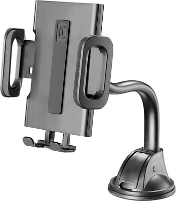 Supporto a Ventosa per Auto Universale SMARTPHONE Cellularline HUG FLEXI 360° IT - Immagine 1 di 4