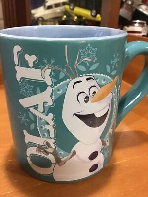 КОФЕЙНАЯ КРУЖКА OLAF. DISNEY ЗАМОРОЖЕННАЯ КРУЖКА.  Кружка с принтом ар-деко. B155 - Изображение 1 из 4