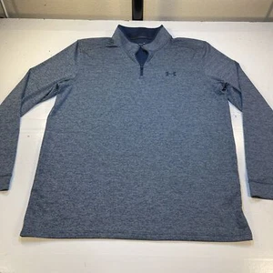 UNDER ARMOUR HEATGEAR ATHLETIC GOLF 1/4 ZIP JERSEY SWEATSHIRT Sz Mens L - Picture 1 of 5