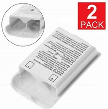 2-Pack AA Battery Back Cover Case Shell Pack For Xbox 360 Wireless Controller