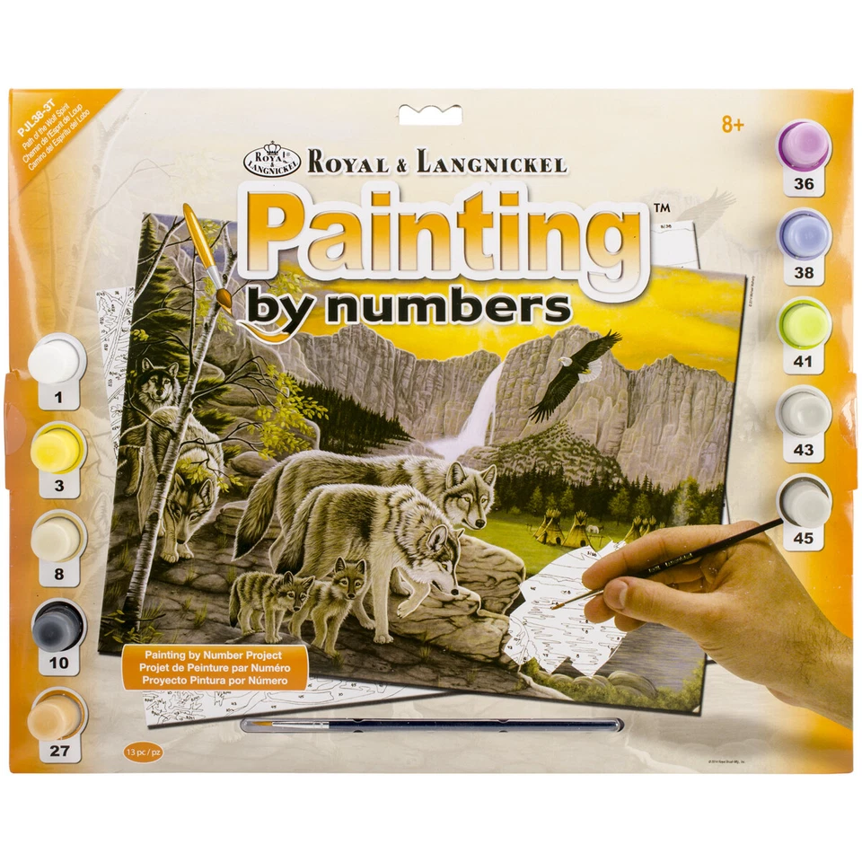 Royal Brush Junior Large Paint by Number Kit - 174405