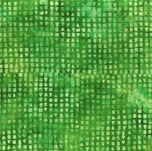 Wilmington Batiks – Sea Stars – Squares & Triangles – Lime Green - Picture 1 of 5