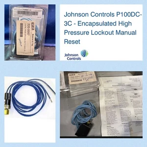 Johnson P100D-3C Pressure Control Encapsulated HighPressure LockOut Manual Reset - Picture 1 of 12