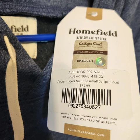 Auburn sweatshirt, 2XL, NEW, Homefield brand Cover