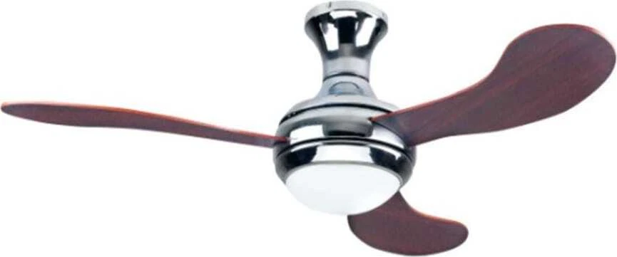 Zephir Ventilatore Soffitto Luce 3 Pale Lampadario ø 132 cm Legno ZFR3132M - Immagine 1 di 1