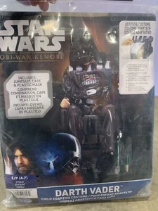 Star Wars Darth Vader Youth Halloween Costume Dress Up Child S/P (4-7) - New - Picture 1 of 5