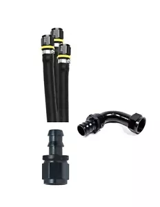 Fragola -20an Radiator Hose Kit Push Lock Hose Straight 90 Hose Ends - Picture 1 of 1