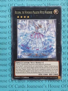 Rilliona, der wundersame Magistus Hexenschrank MP22-DE083 Yu-Gi-Oh Karte 1. Neu - Bild 1 von 3