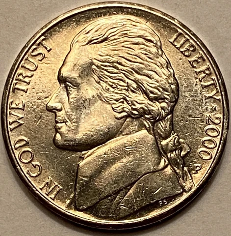 2000-P Full Step FS Choice / Gem BU Jefferson Nickel - 6 Steps Cover