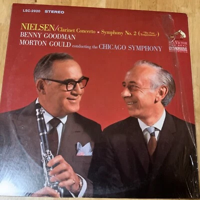 Benny Goodman Morton Gould Nielsen Clarinet Concerto LP 1967 RCA LSC-2920 sealed - Image 1 of 4