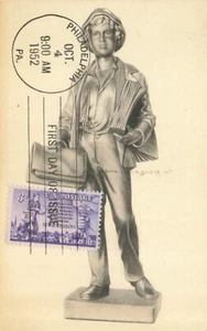 1015 3c NEWSPAPER BOYS - Maximart maximum card - Picture 1 of 2