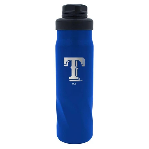 Texas Rangers 20oz Morgan Stainless Steel Water Bottle [NEW] MLB Tumbler Mug Cover