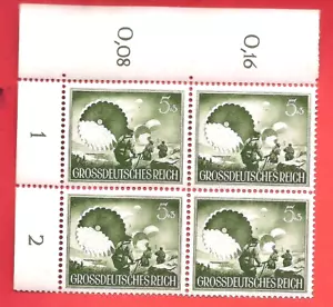 Nazi Germany Third 3rd Reich WW2 Fallschirmjager paratroop postage stamps MNH - Picture 1 of 2