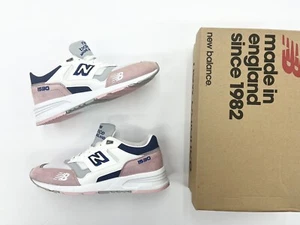 Scarpe uomo New Balance M1530 WPB bianco rosa blu taglia 9,5 made in UK vintage - Foto 1 di 10