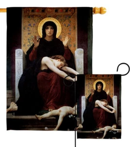 The Virgin of Consolation Garden Flag Religious Faith Gift Yard Banner - Picture 1 of 19