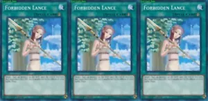 Forbidden Lance LEHD-ENB17 /YS17 X 3 Mint YUGIOH 1st - Picture 1 of 1