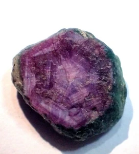 8.85 Cts Natural Indian Ruby Gemstone Jewelry Making Sphere Rough 14x12x5 mm - Picture 1 of 11