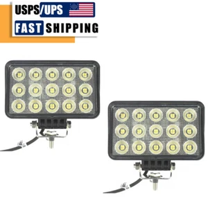 6x4 LED Work Light For most of vehicle styles Truck 60W Flood Light 12V 24V - Picture 1 of 3