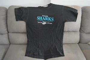 CRONULLA SHARKS RARE 1997 VINTAGE BNWOT SUPPORTERS T SHIRT SIZE L! SUPER LEAGUE - Picture 1 of 4