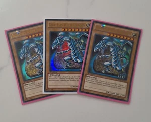 Blue-Eyes White Dragon SDBE-EN001 Ultra Rare 1st Edition 3x Yu-Gi-Oh! TCG - Picture 1 of 8