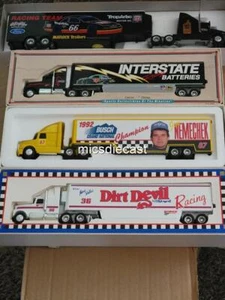 Lot 4 Vintage Transporters Yarborough Wallace Labonte Nemechek 1:64 Diecast - Picture 1 of 3