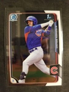 2015 Bowman Chrome Prospect STEPHEN BRUNO card # BCP219