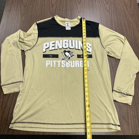 NHL Pittsburgh Penguins Evgeni Malkin 71 Hockey Long Sleeve Shirt NHLPA NHL L Cover
